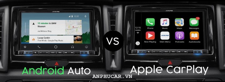 Android Auto va Apple CarPlay